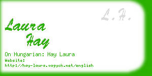 laura hay business card